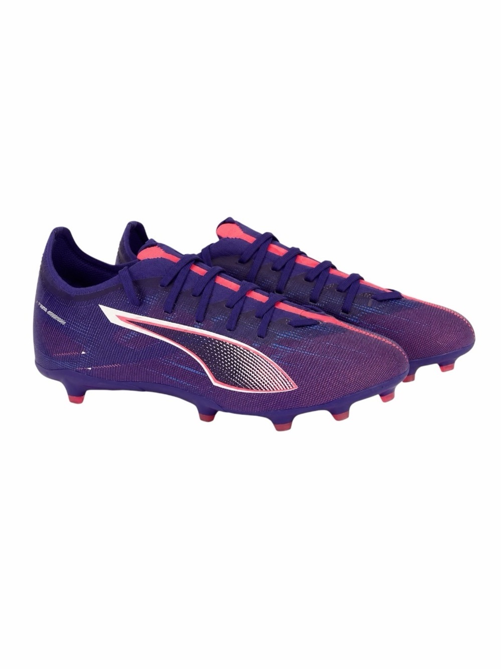 Puma Men’s Ultra 5 Match Firm Ground Soccer Cleats 8.5 Purple Pink NEW